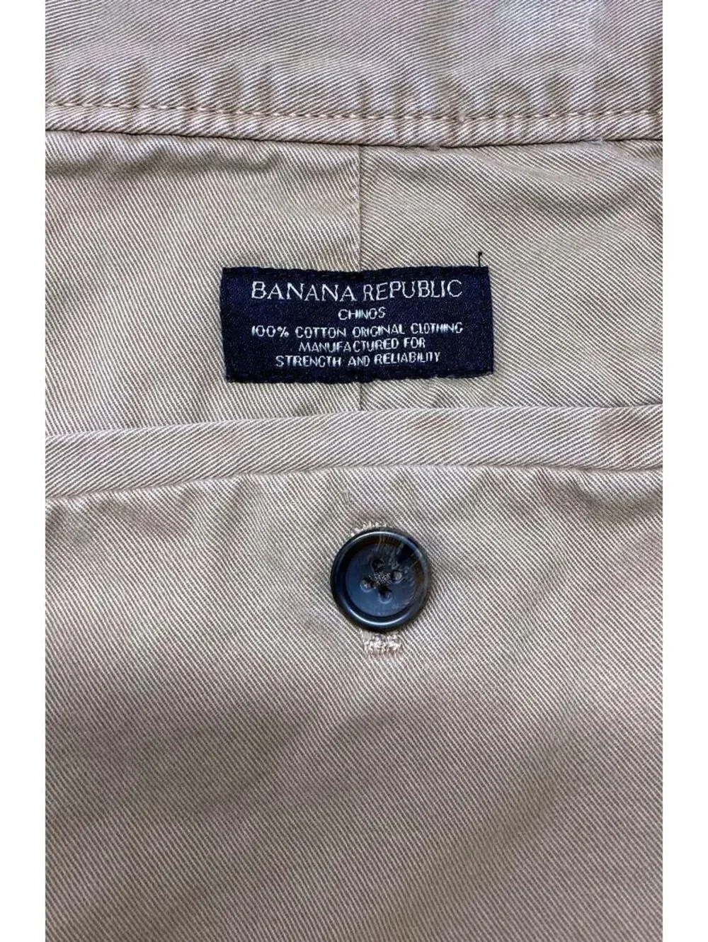 Banana Republic Khaki Cotton Shorts Size 33